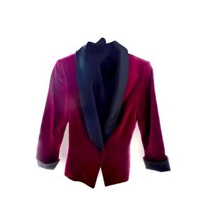 ♥️🖤Le Château Red Velvet Tux Blazer🖤♥️